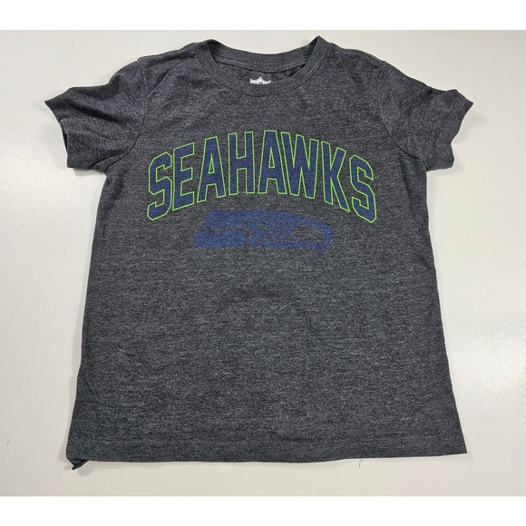 Nfl team apparel size XS Short Sleeve boys 5T 5 Seattle Seahawks - Picture 2 of 6